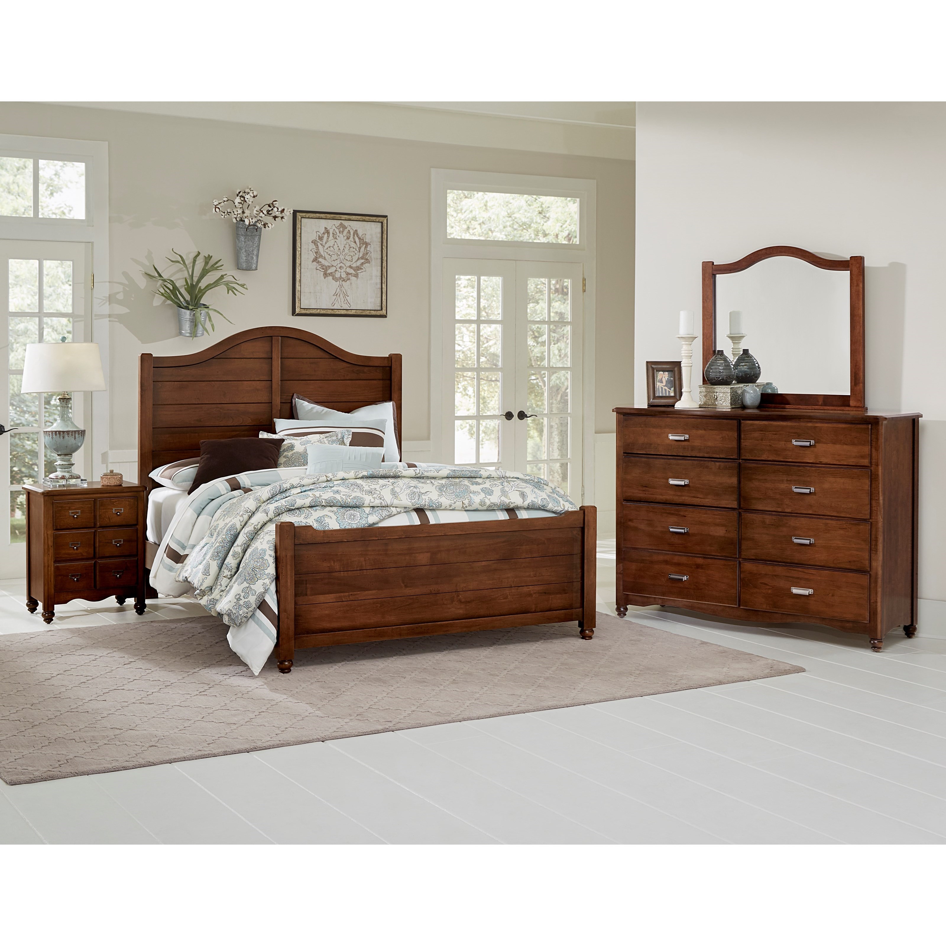 Vaughan Bassett American Maple King Bedroom Group Belfort Furniture